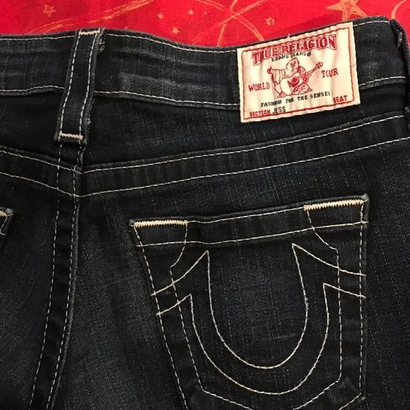 True religion jeans , on both sides Swarovski crystal - Picture 2 of 8